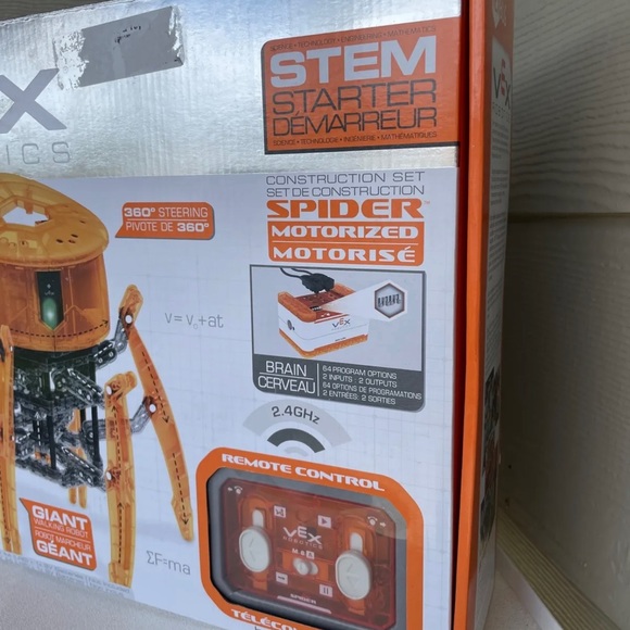 NÉW! $99 VEX Robotics Spider Motorized RC Giant Walking Robot Hexbug Toy Build - Picture 2 of 7